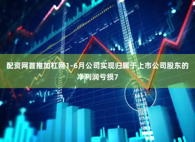 配资网首推加杠网1-6月公司实现归属于上市公司股东的净利润亏损7